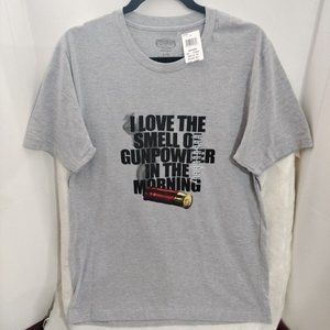 Sportsman Warehouse T-Shirt I Love The Smell Of Gun Powder In The Morning...
